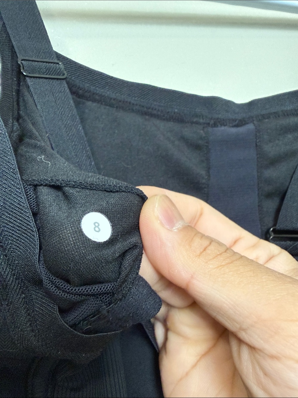 Lululemon Built-In Bra Tank TopSize 8 Adjustable Straps - Picture 7 of 7